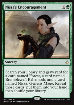 Nissa's Encouragement